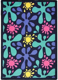 Joy Carpets Kid Essentials Splat Navy